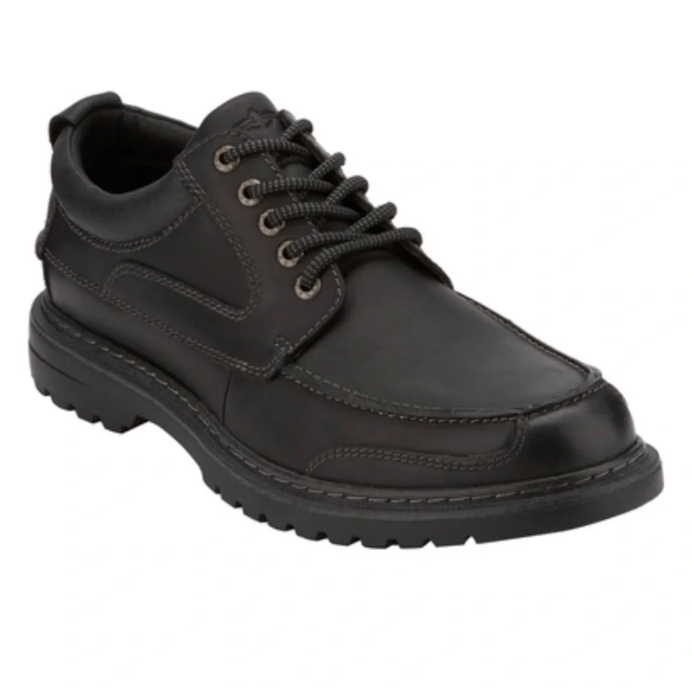NEW Dockers Men's Overton Black Leather Shoes
